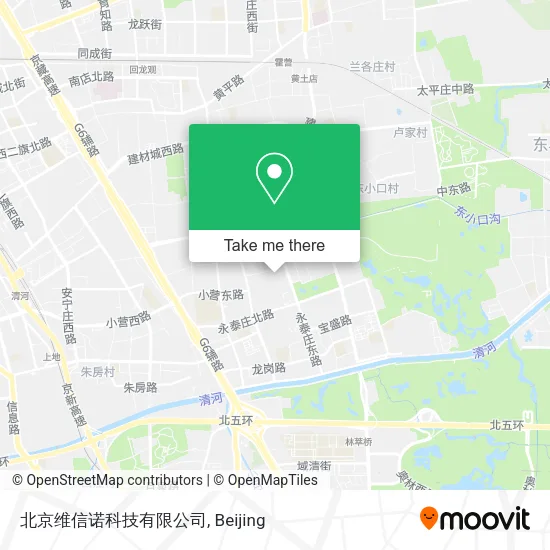 北京维信诺科技有限公司 map