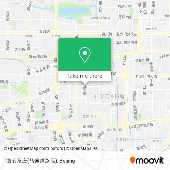 徽茗茶庄(马连道路店) map