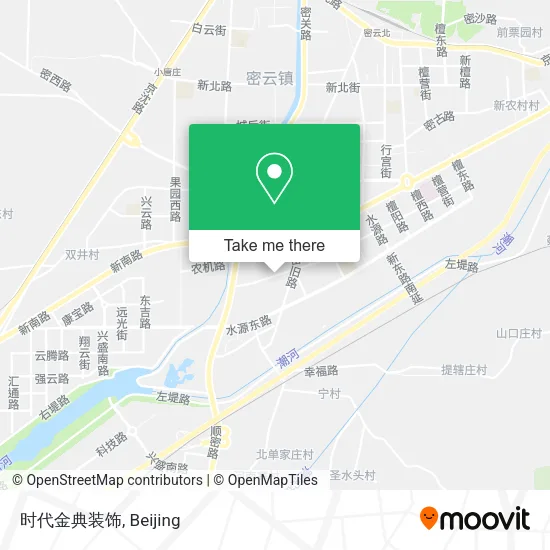 时代金典装饰 map