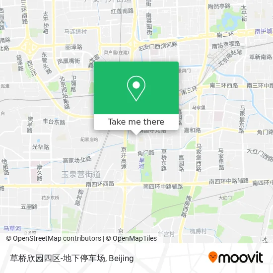 草桥欣园四区-地下停车场 map
