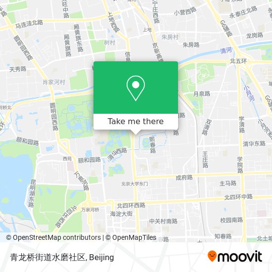 青龙桥街道水磨社区 map