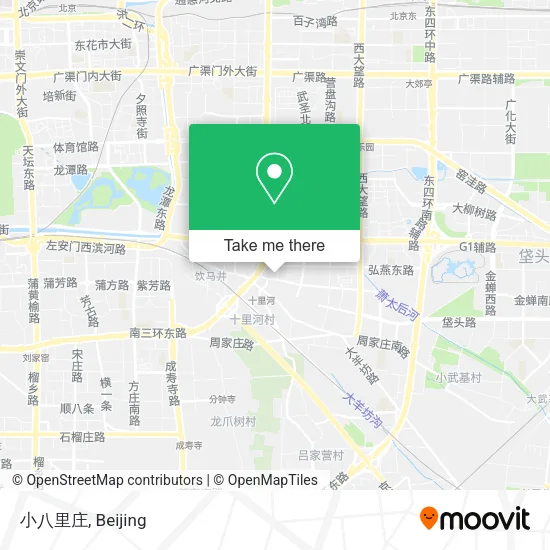 小八里庄 map