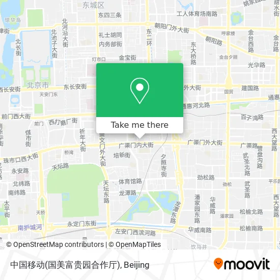 中国移动(国美富贵园合作厅) map