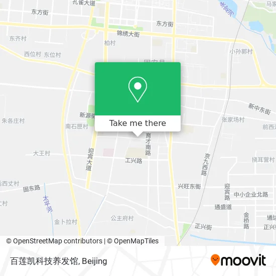百莲凯科技养发馆 map