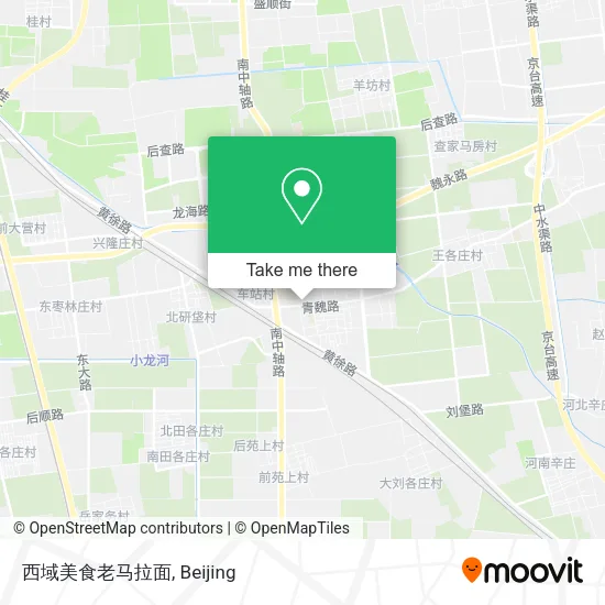 西域美食老马拉面 map