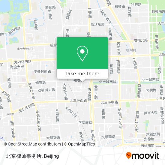 北京律师事务所 map