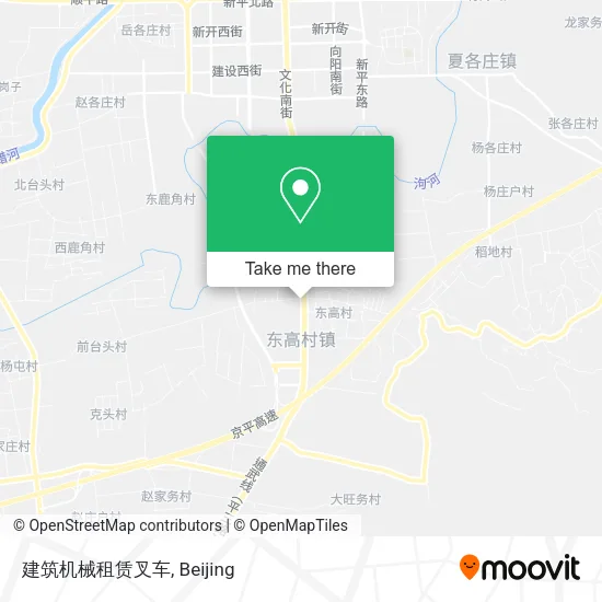 建筑机械租赁叉车 map