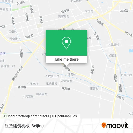 租赁建筑机械 map