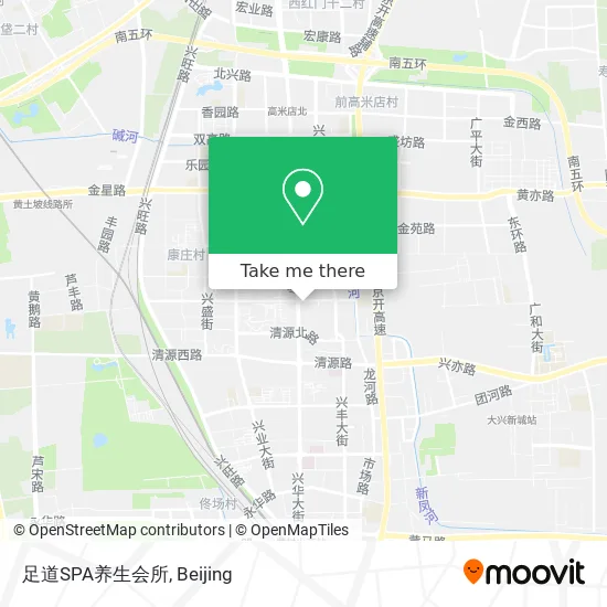 足道SPA养生会所 map