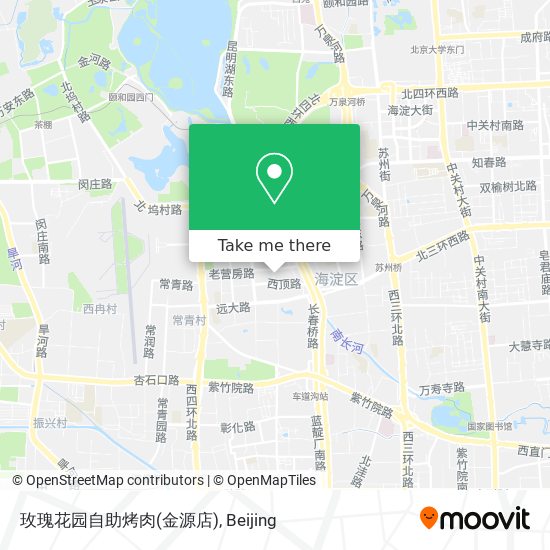 玫瑰花园自助烤肉(金源店) map