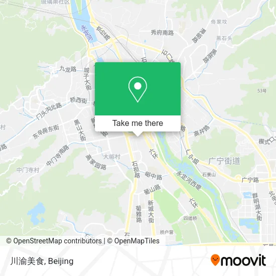 川渝美食 map