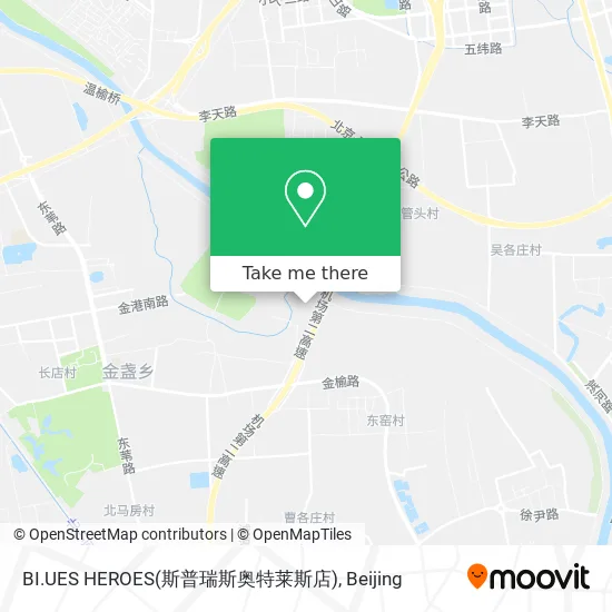 BI.UES HEROES(斯普瑞斯奥特莱斯店) map