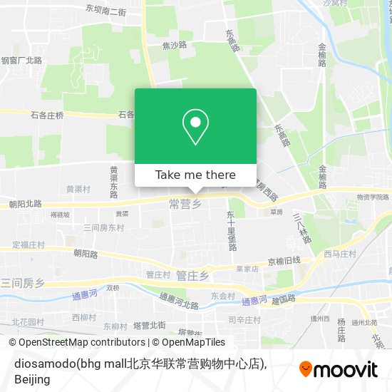diosamodo(bhg mall北京华联常营购物中心店) map