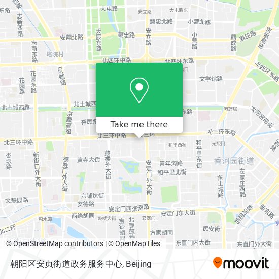 朝阳区安贞街道政务服务中心 map