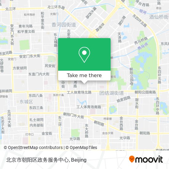 北京市朝阳区政务服务中心 map