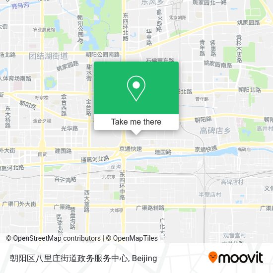 朝阳区八里庄街道政务服务中心 map