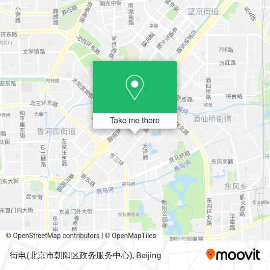 街电(北京市朝阳区政务服务中心) map