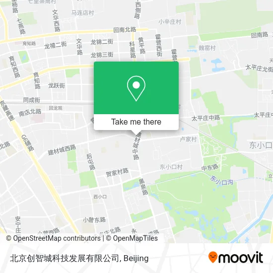 北京创智城科技发展有限公司 map