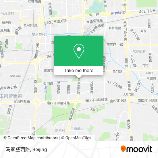 马家堡西路 map