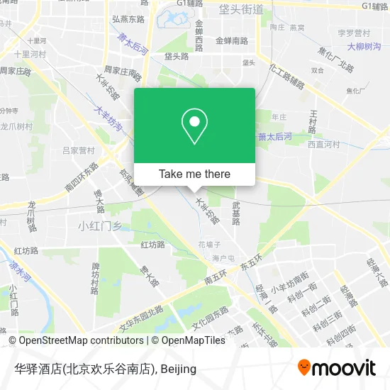 华驿酒店(北京欢乐谷南店) map