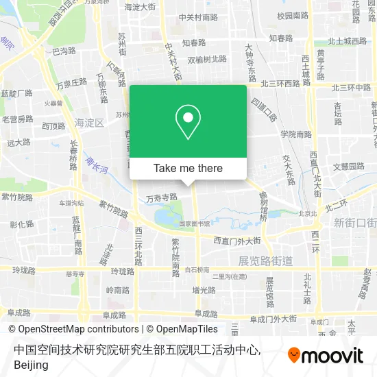 中国空间技术研究院研究生部五院职工活动中心 map
