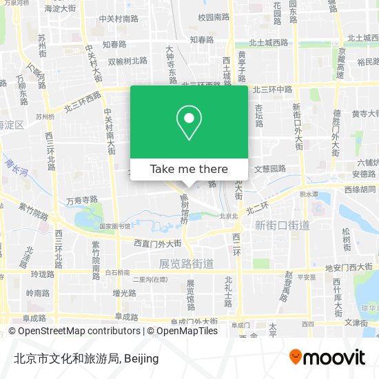 北京市文化和旅游局 map