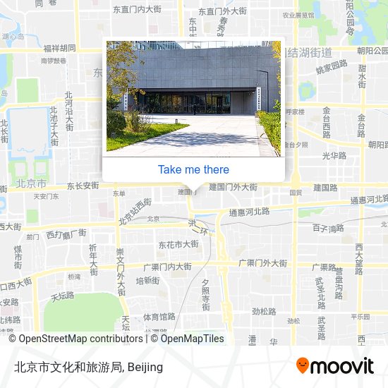 北京市文化和旅游局 map