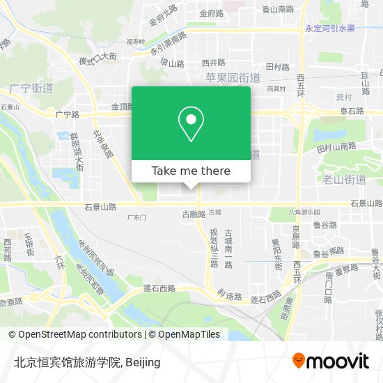 北京恒宾馆旅游学院 map