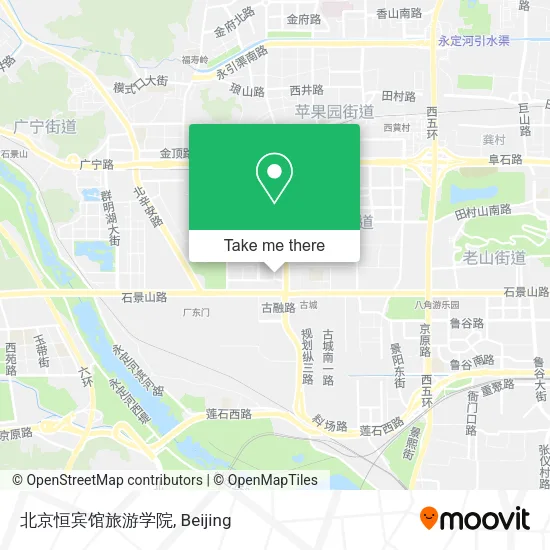 北京恒宾馆旅游学院 map