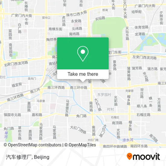汽车修理厂 map