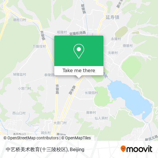 中艺桥美术教育(十三陵校区) map