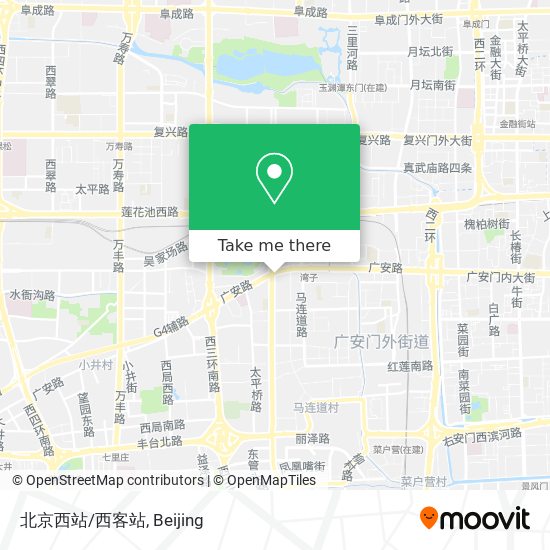 北京西站/西客站 map