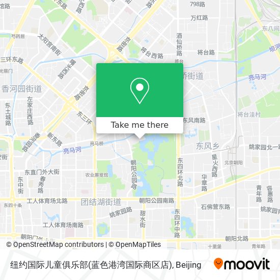 纽约国际儿童俱乐部(蓝色港湾国际商区店) map