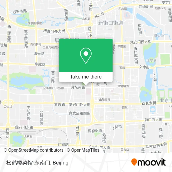 松鹤楼菜馆-东南门 map