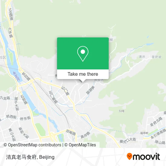 清真老马食府 map