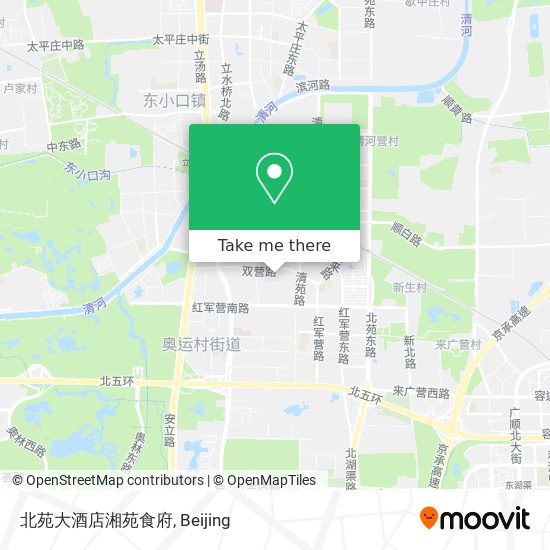北苑大酒店湘苑食府 map