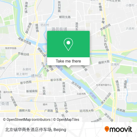 北京锡华商务酒店停车场 map