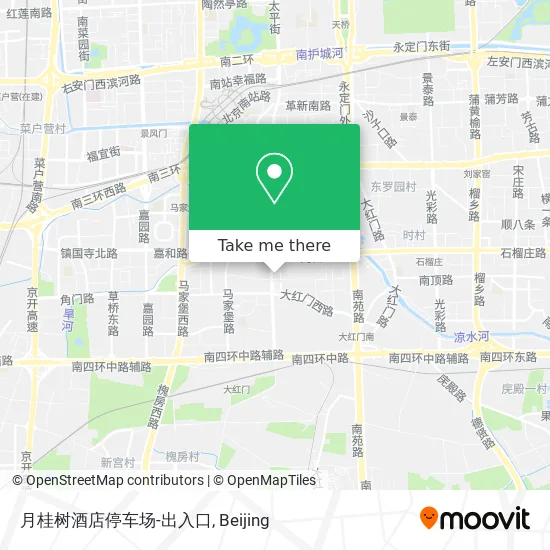 月桂树酒店停车场-出入口 map