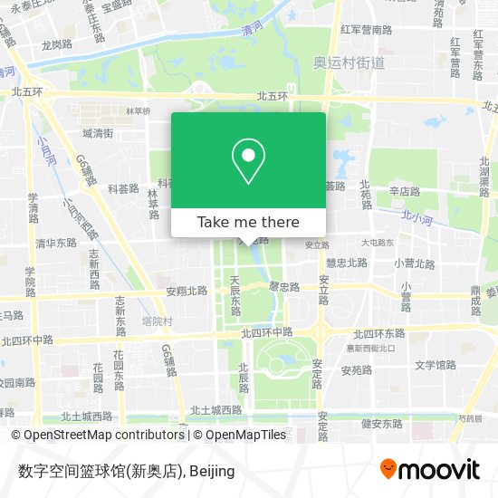 数字空间篮球馆(新奥店) map