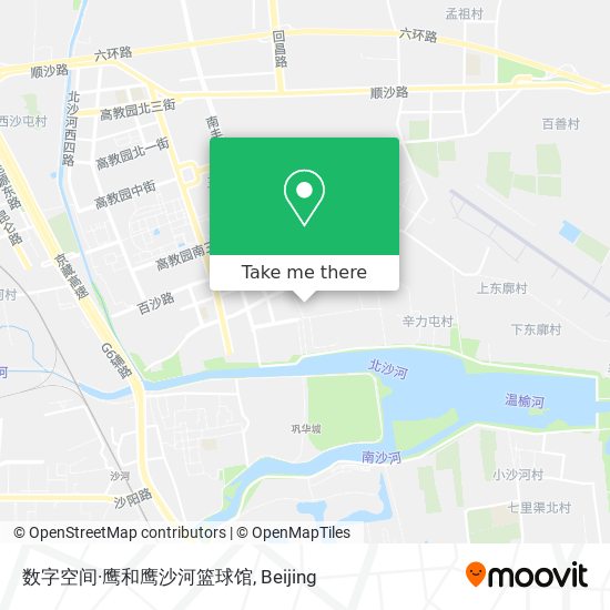 数字空间·鹰和鹰沙河篮球馆 map