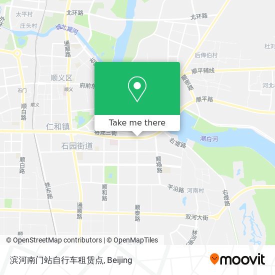 滨河南门站自行车租赁点 map
