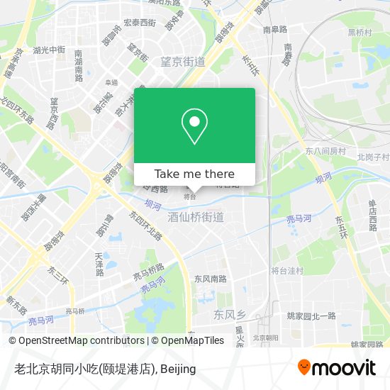 老北京胡同小吃(颐堤港店) map