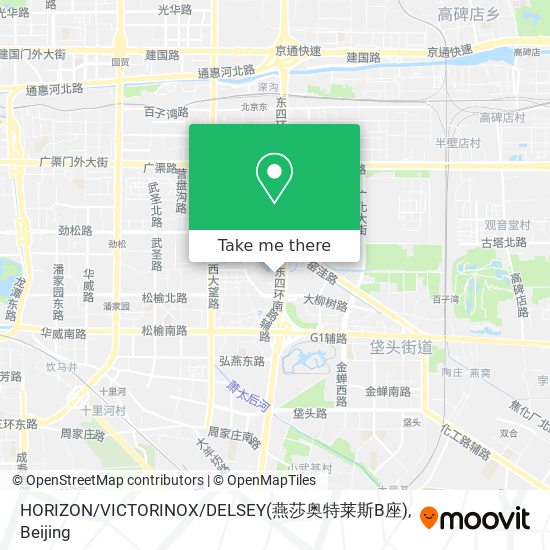 HORIZON / VICTORINOX / DELSEY(燕莎奥特莱斯B座) map