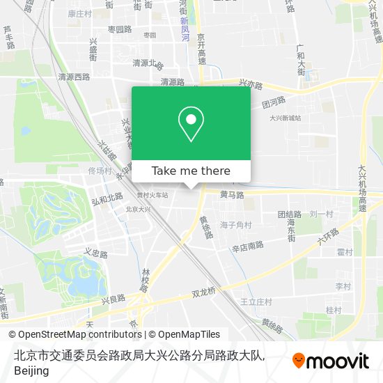 北京市交通委员会路政局大兴公路分局路政大队 map