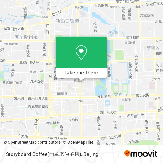 Storyboard Coffee(西单老佛爷店) map