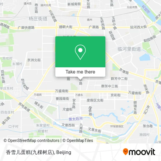 香雪儿蛋糕(九棵树店) map