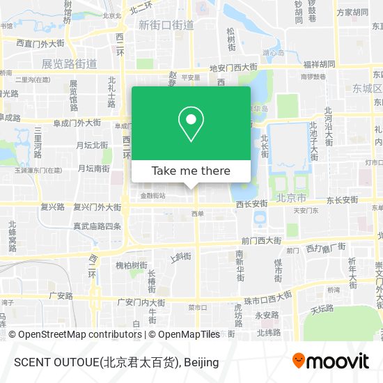 SCENT OUTOUE(北京君太百货) map