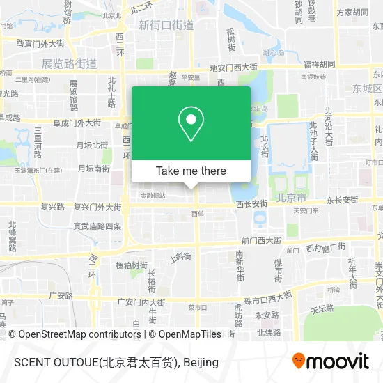 SCENT OUTOUE(北京君太百货) map