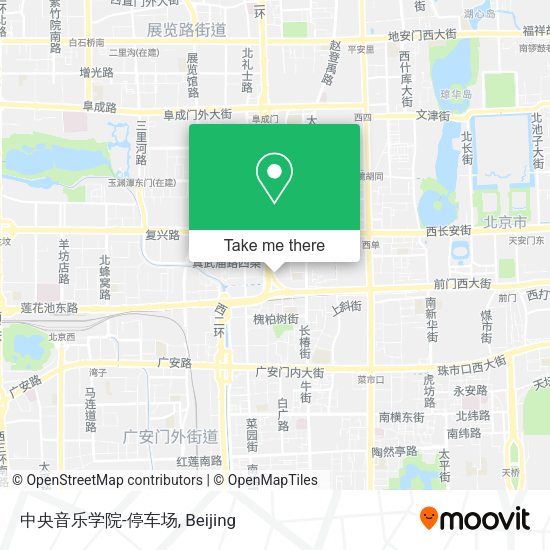 中央音乐学院-停车场 map