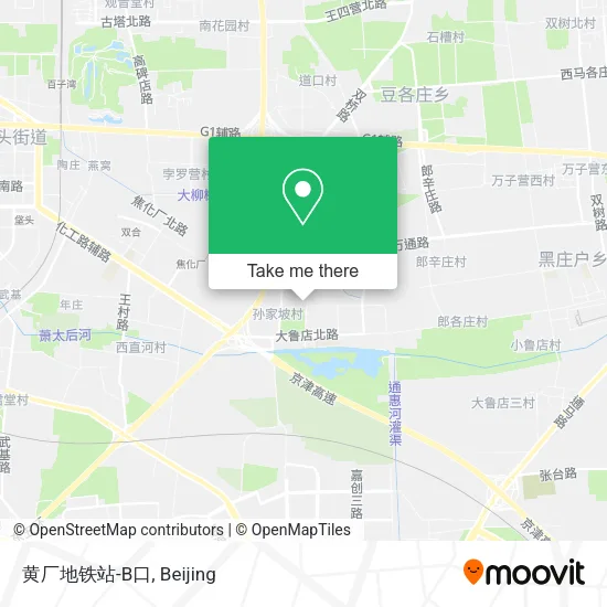 黄厂地铁站-B口 map